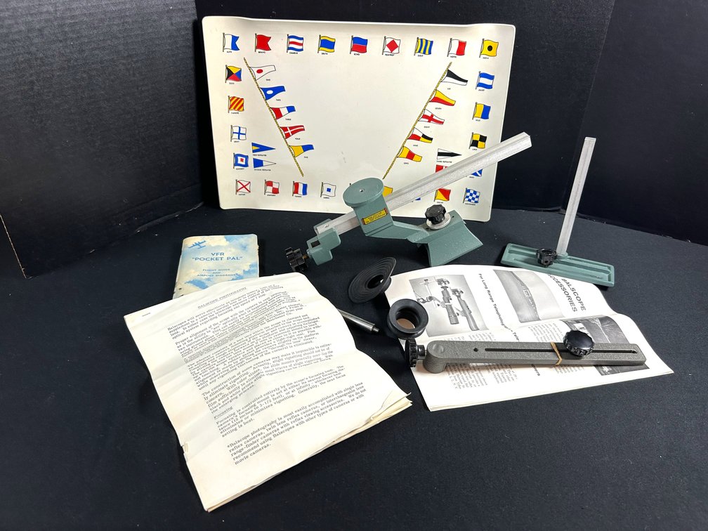 Camera Mounting Brackets, Flight Guide, and Signal Flag Tray