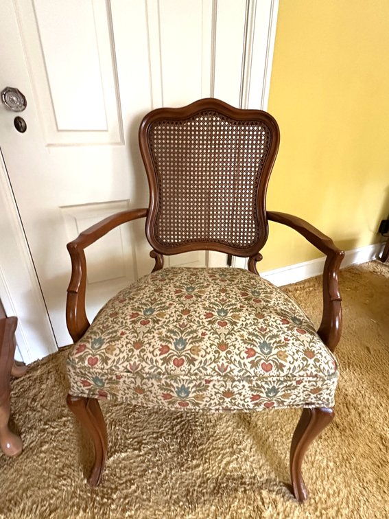 Statesville Chair Company Cane-Back Armchair
