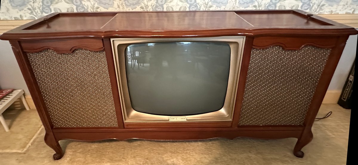 Curtis Mathes Stereo High-Fidelity Music Center Console
