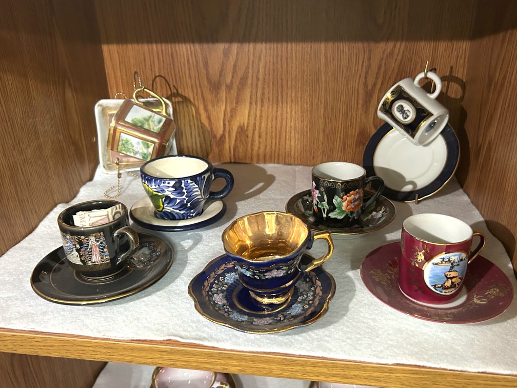 Porcelain Cups and Saucers #1