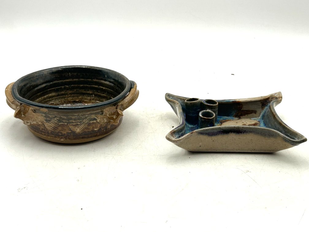 Ikebana Vase with Handled Bowl