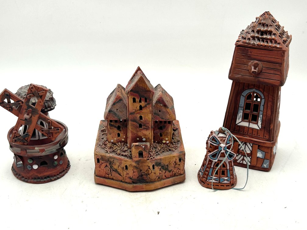 Clay Incense Burners with Bell