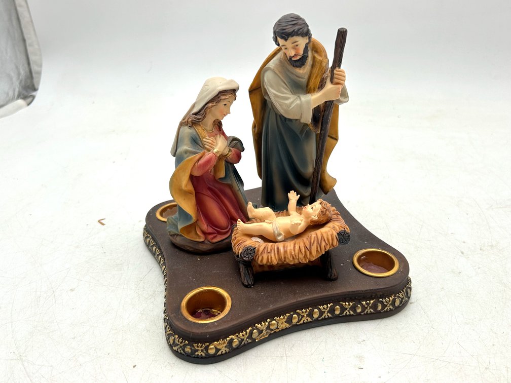 Holy Family Candleholder