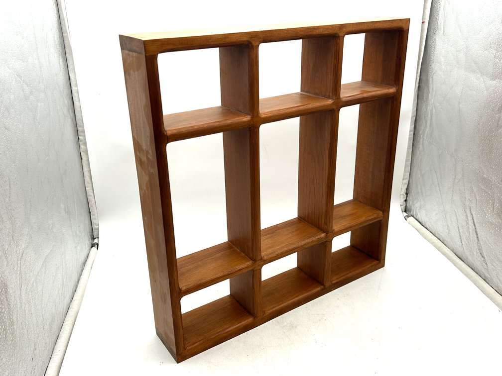 Wooden Shelf with 9 Openings
