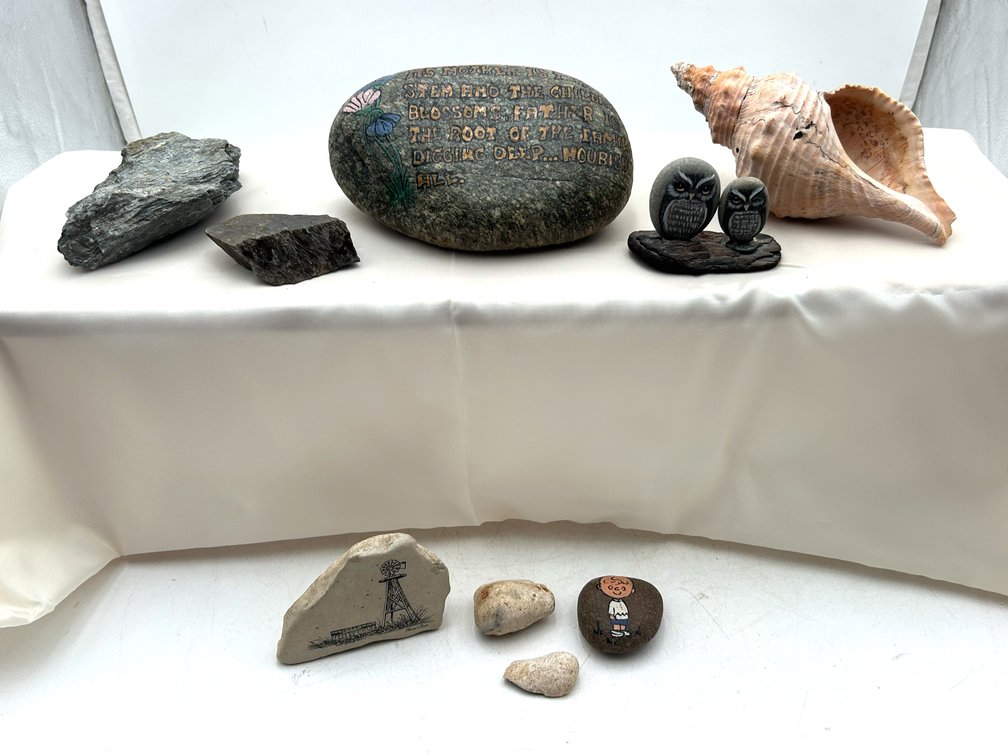 Painted Rocks, Rocks, & Shell
