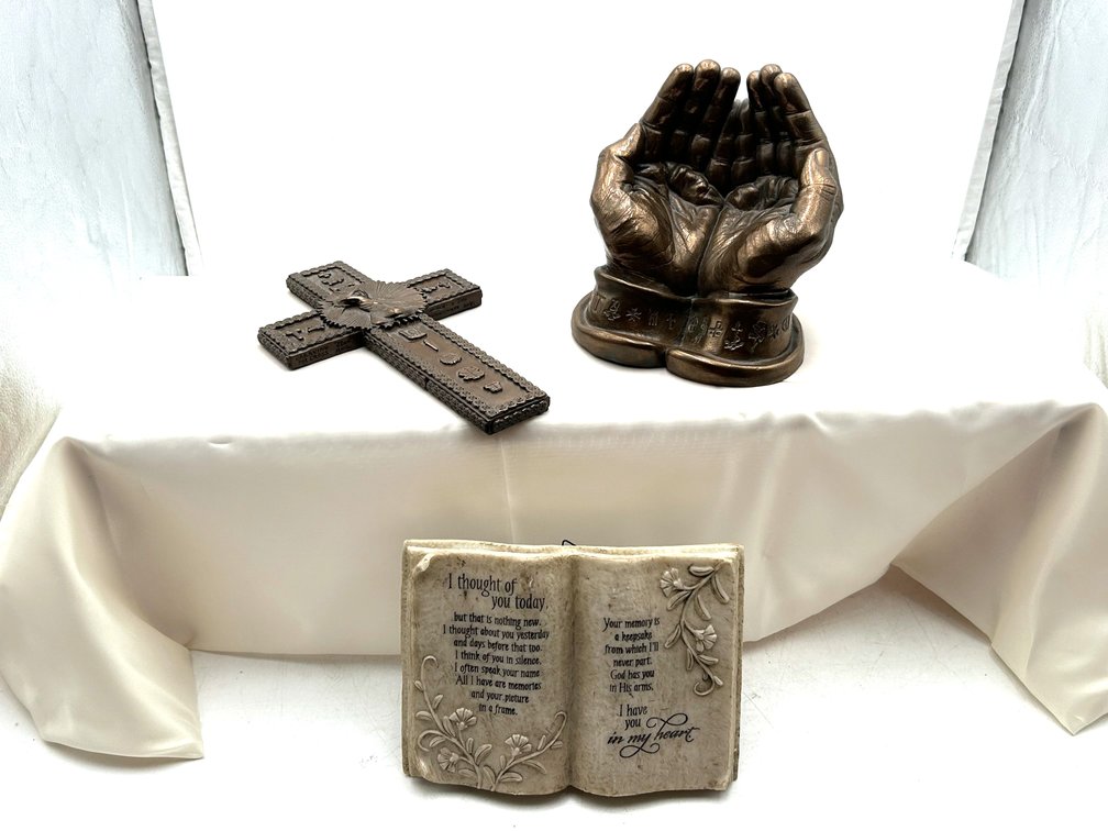 Tom Clark ""Carrying the Cross" with Memory "Book"