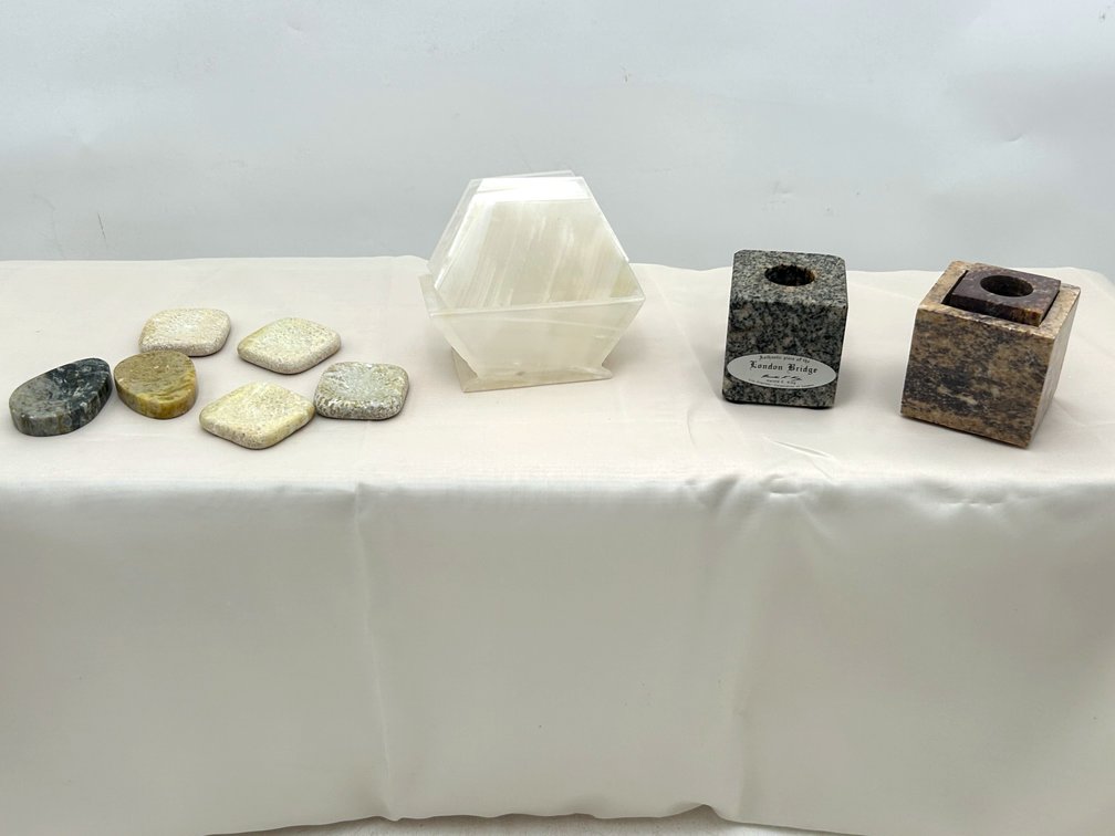Stone and Glass Decor