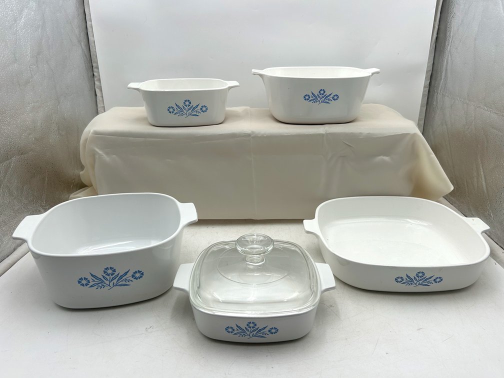 Corning Ware Blue Cornflower Casseroles