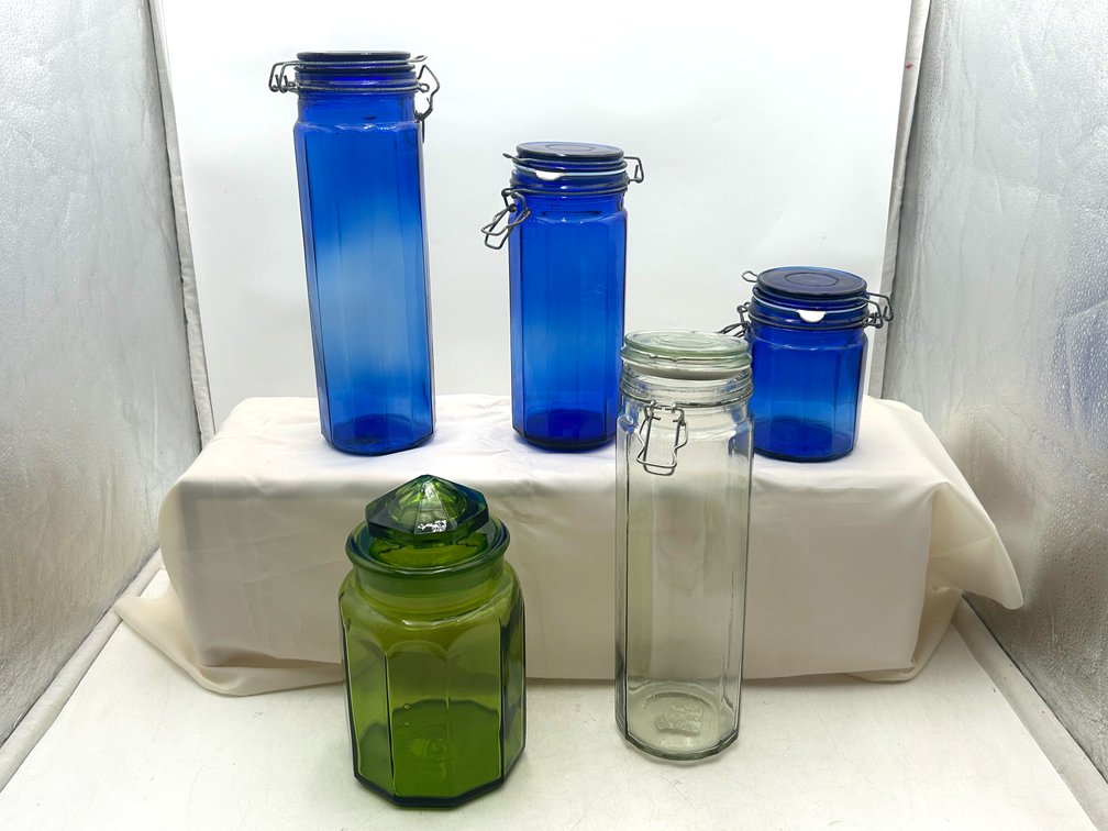 Glass Panel Canisters