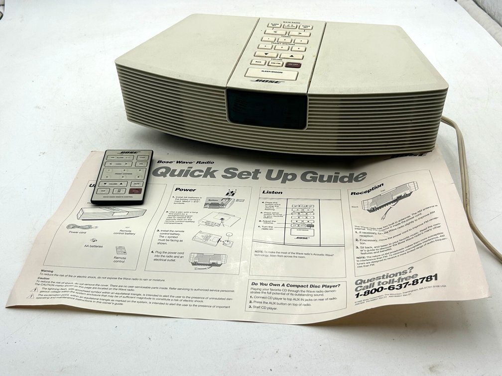 Bose Radio/Alarm Clock with Remote