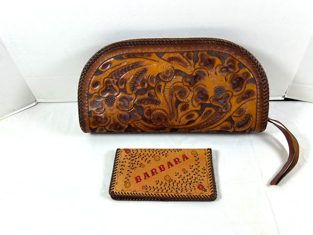 Leather Purse & Checkbook Cover