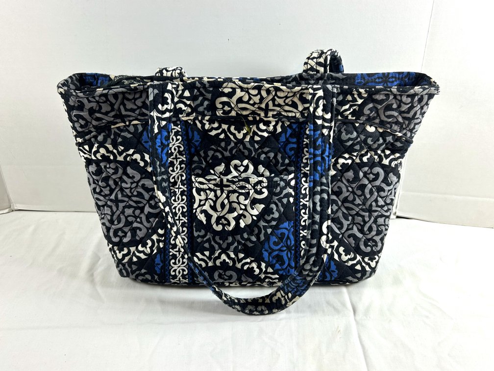 Vera Bradley Blue & Gray Purse/Carry-On Bag