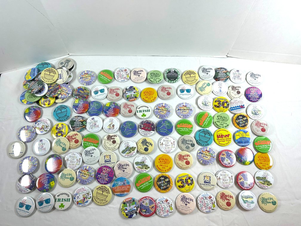 Smoky Hill River Festival Buttons