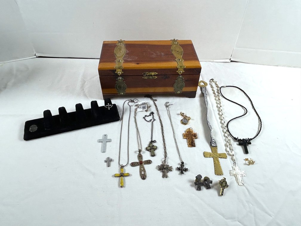 Crosses with Wooden Chest