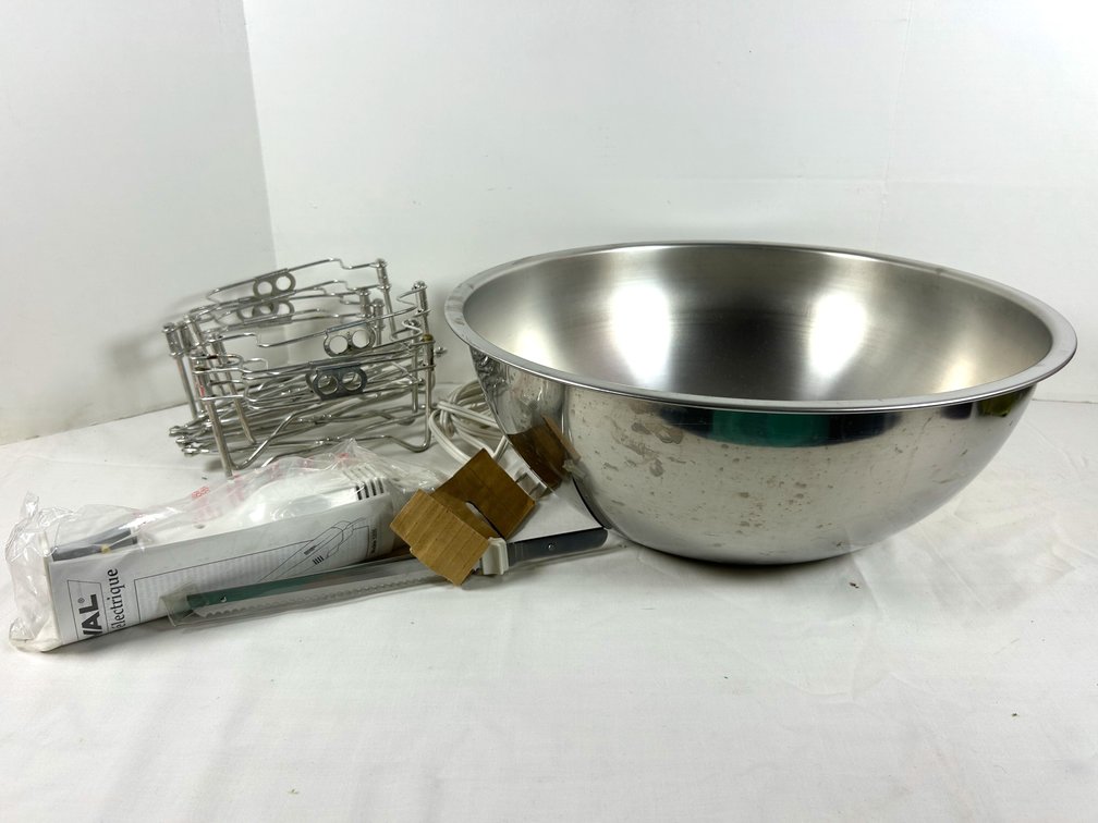 Stainless Steel Bowl, Electric Knife, SS Casserole Holders