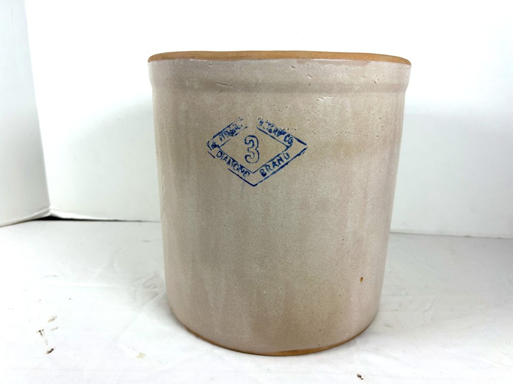 Pittsburg  Pottery Company 3 Gallon Crock