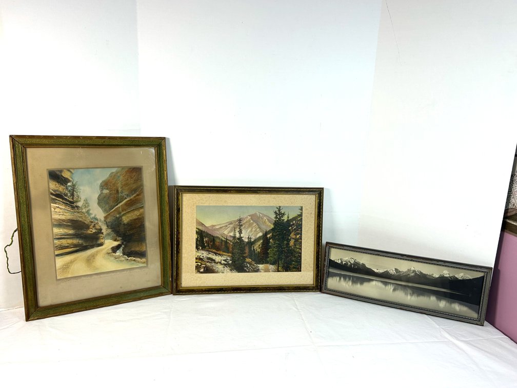 Vintage Mountain Art