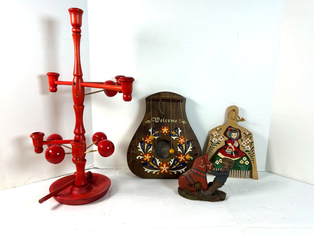 Tom Clark Swedish Gnome with Swedish Wooden Decor