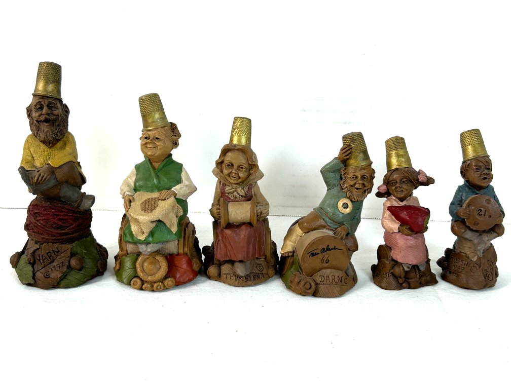 Tom Clark Gnomes with Thimble Hats