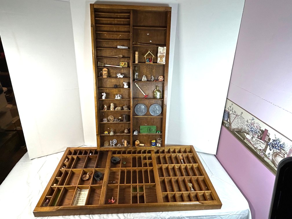 Printer's Trays with Miniatures
