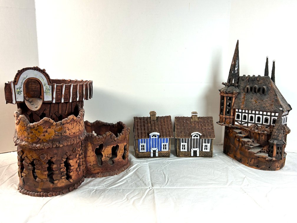 Handmade Clay Buildings