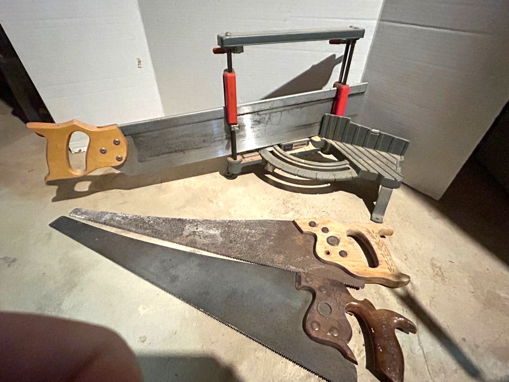 Sears Craftsman Miter Saw Stand and Hand Saws