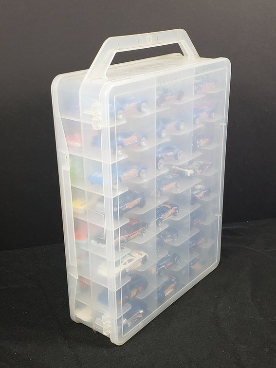 Hot Wheels Die-Cast Cars in Plano Carrying Case