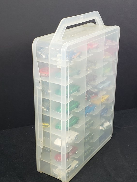 Plano Double-Sided Carrying Case with Hot Wheels Cars