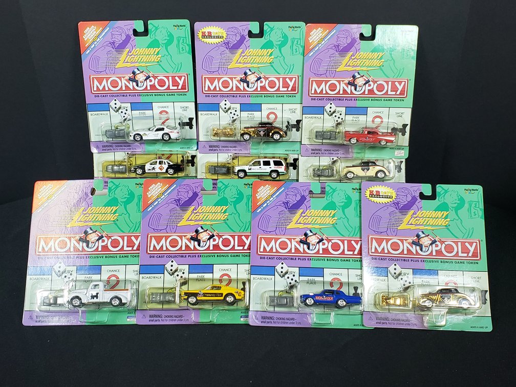 Johnny Lightning Monopoly Die-Cast Vehicles