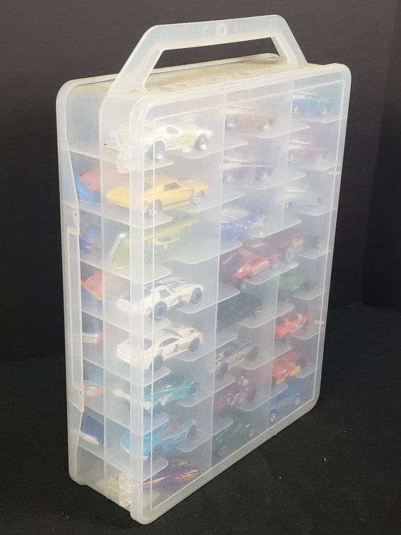 Plano Storage Case with Hot Wheels Die-Cast Cars