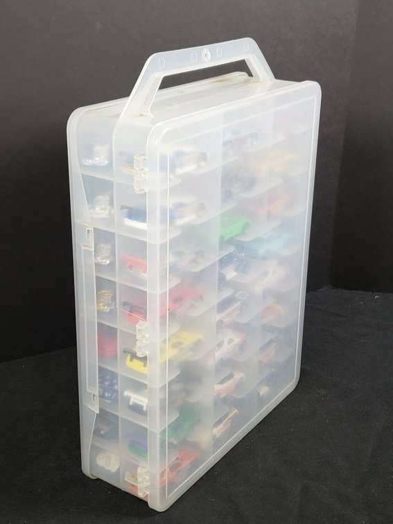 Die-Cast Cars and Plastic Carrying Case