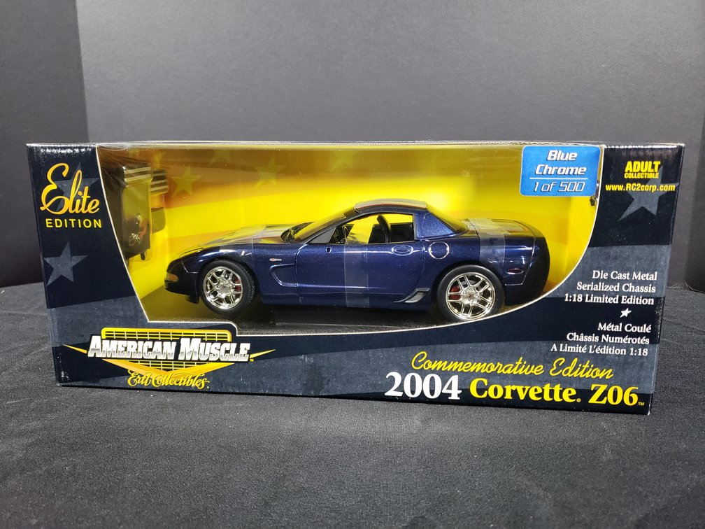 Ertl American Muscle 1:18 2004 Corvette Z06 Die-Cast Car