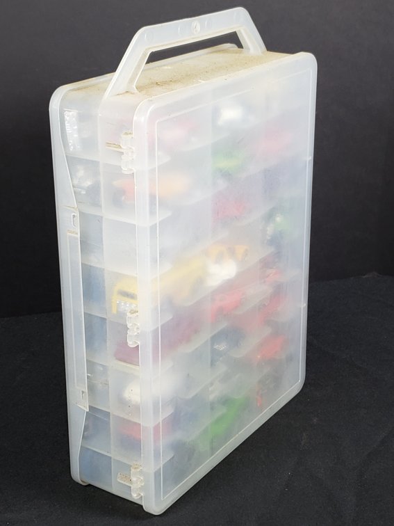 Hot Wheels Diecast Model Cars in Plano Carrying Case