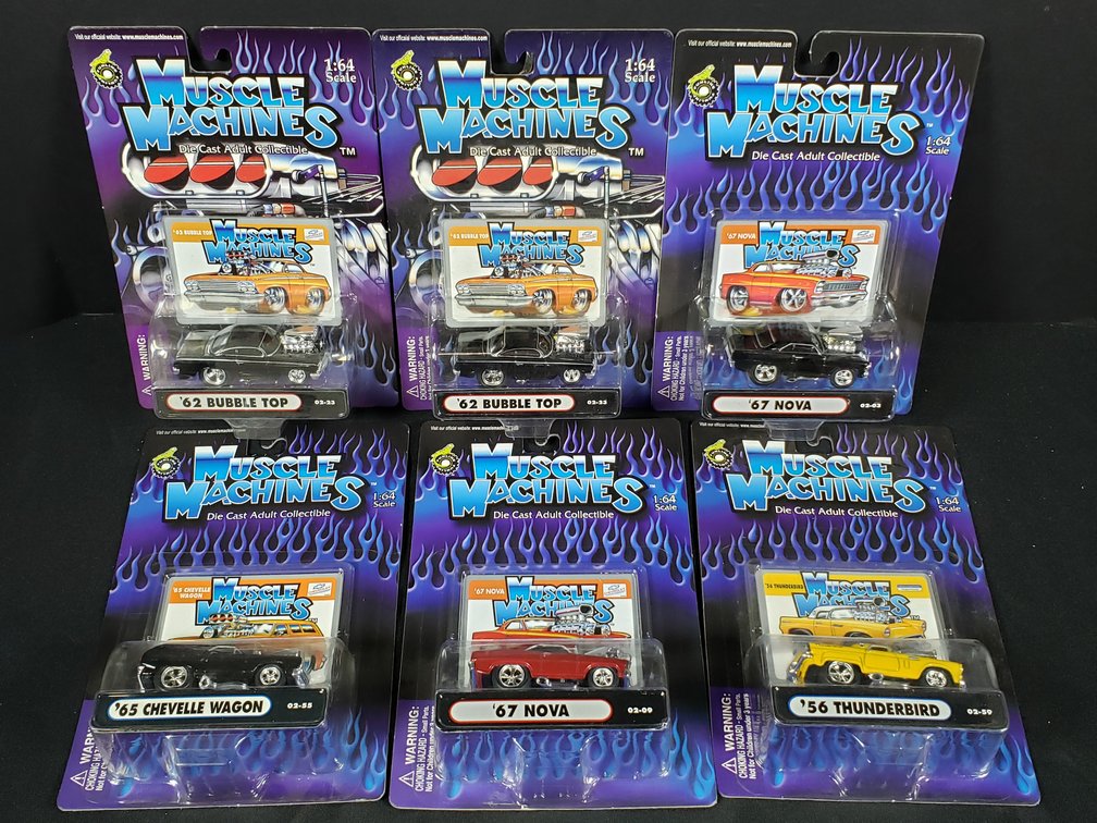 Muscle Machines 1:64 Scale Die-Cast Model Cars