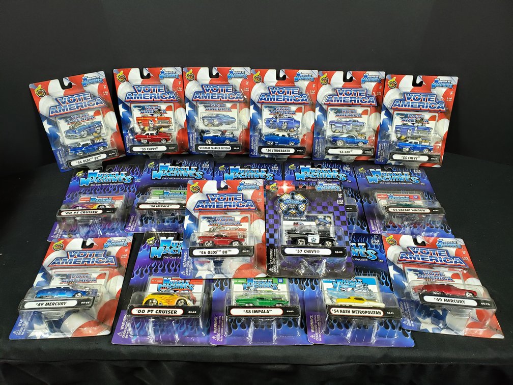 Muscle Machines 1:64 Scale Die-Cast Cars