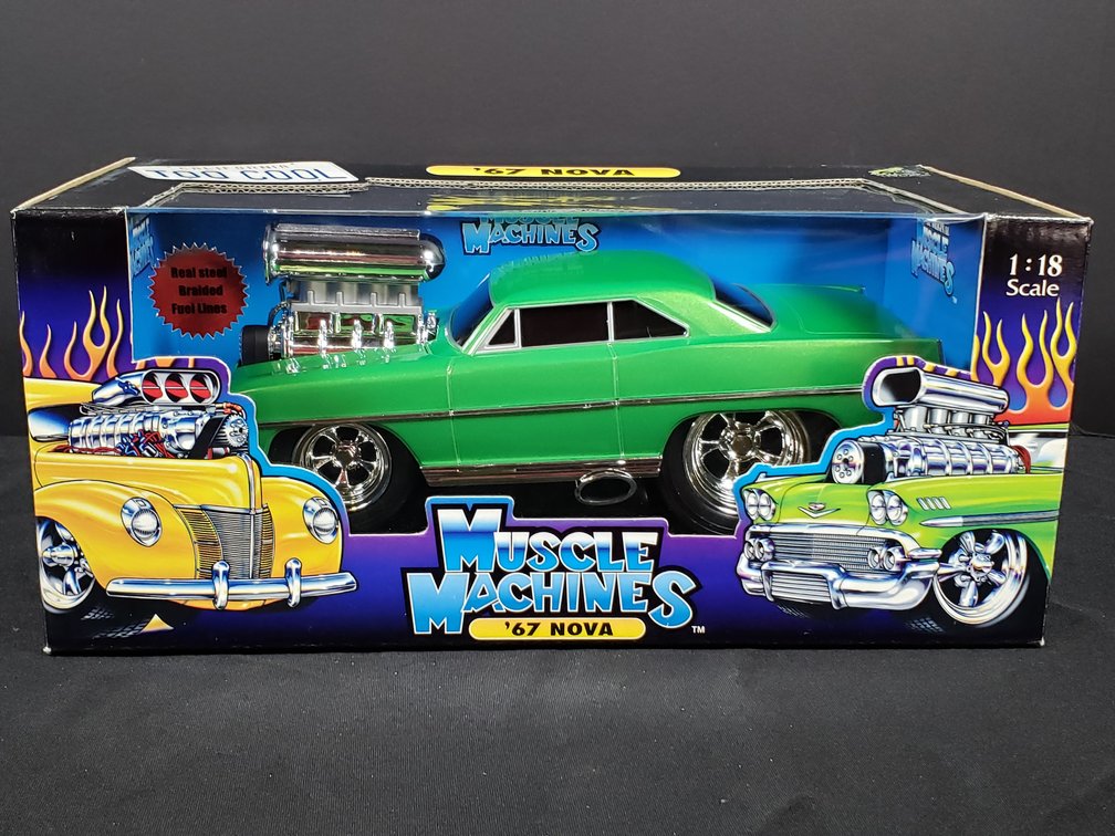 Muscle Machines '67 Nova 1:18 Scale Model Car