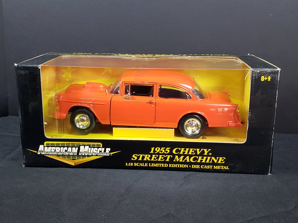 American Muscle 1955 Chevy Street Machine 1:18 Scale Die-Cast Car
