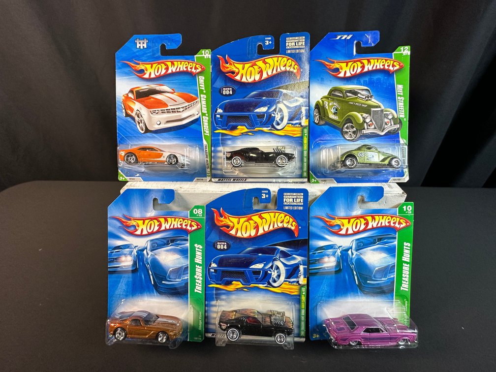 Hot Wheels Treasure Hunt Die-Cast Cars