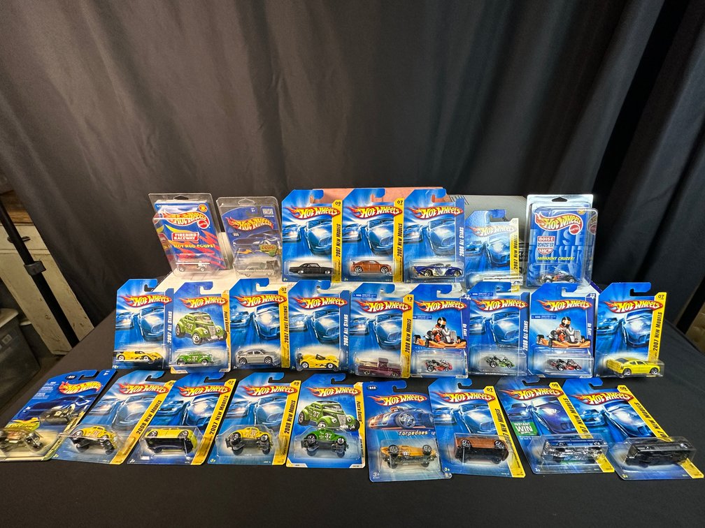 Hot Wheels Carded Die-Cast Toy Vehicles