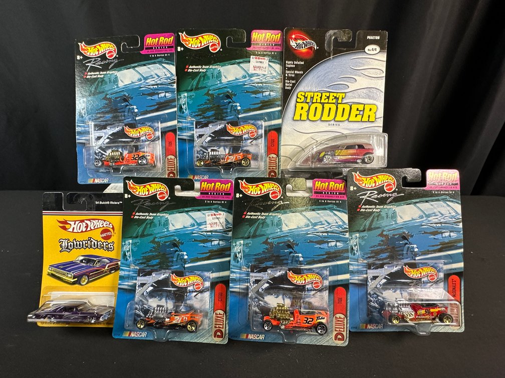 Hot Wheels Racing and Lowriders Carded Die-Cast Cars