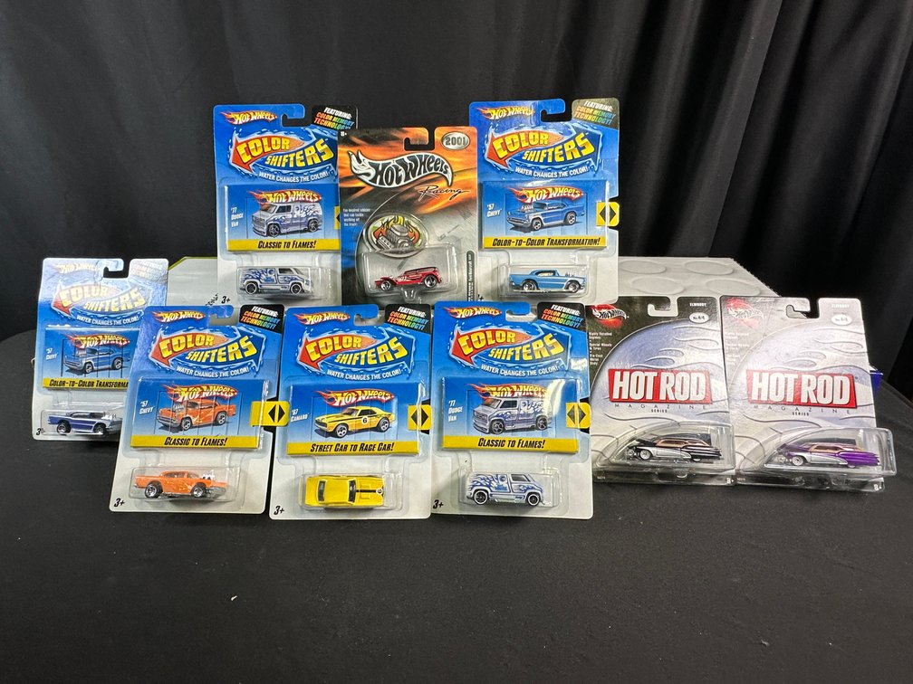 Hot Wheels Color Shifters and Racing Die-Cast Vehicles