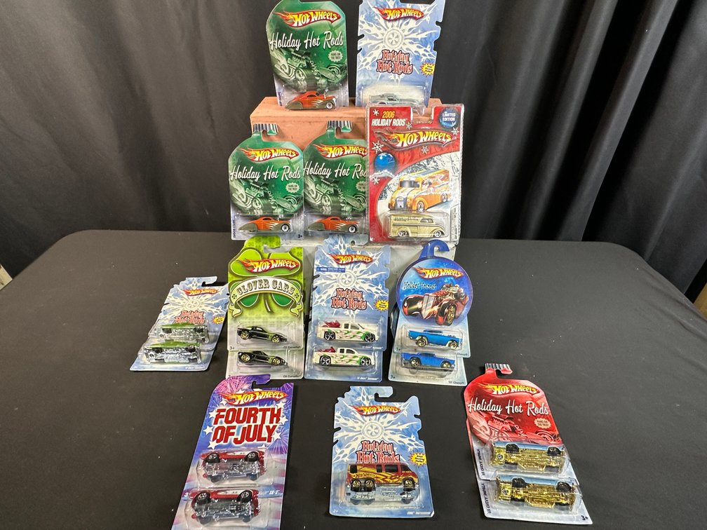 Hot Wheels Holiday Series Carded Die-Cast Cars