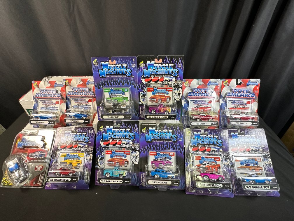 Muscle Machines 1:64 Scale Die-Cast Vehicles