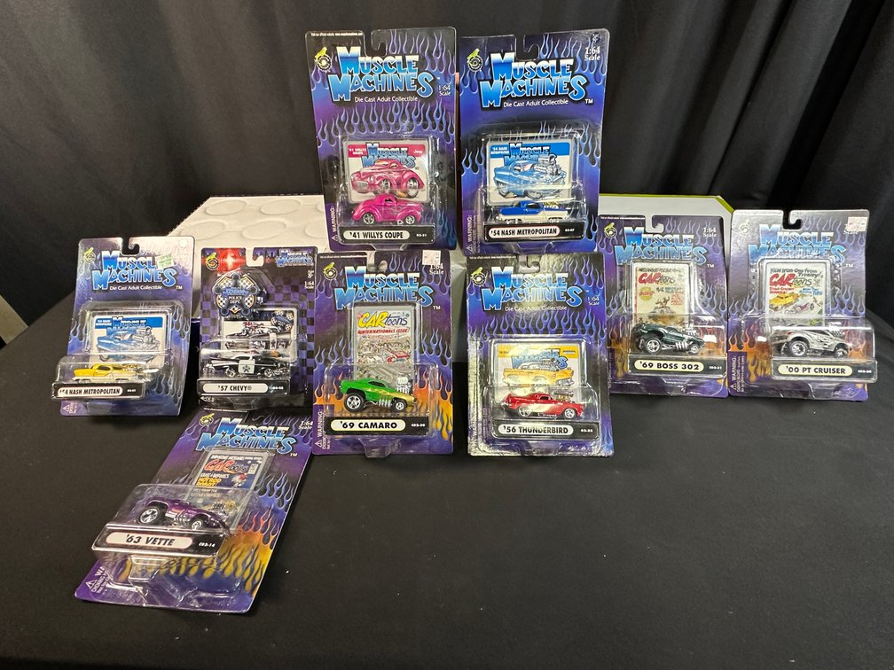 Muscle Machines 1:64 Scale Die-Cast Vehicles