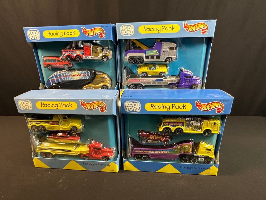 Hot Wheels Kool Toyz Racing Pack Die-Cast Vehicle Sets