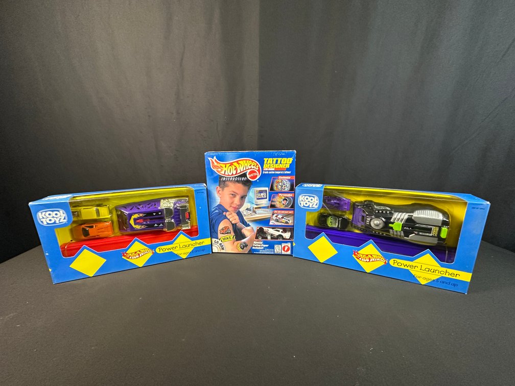 Hot Wheels Power Launcher Sets and Tattoo Designer CD-ROM