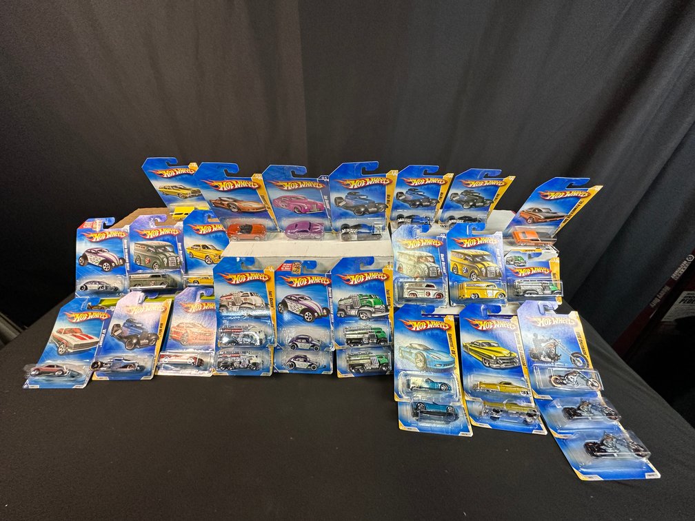 Hot Wheels Die-Cast Vehicles in Blister Packs