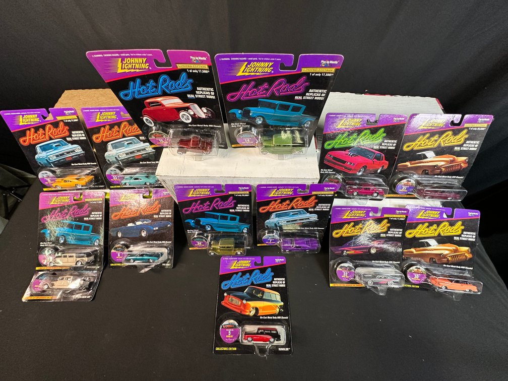 Johnny Lightning Hot Rods Die-Cast Vehicles