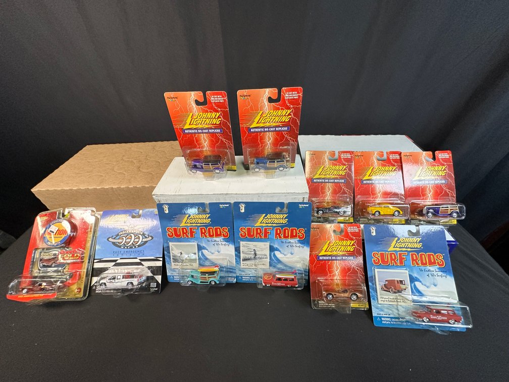 Die-Cast Model Vehicles in Blister Packs