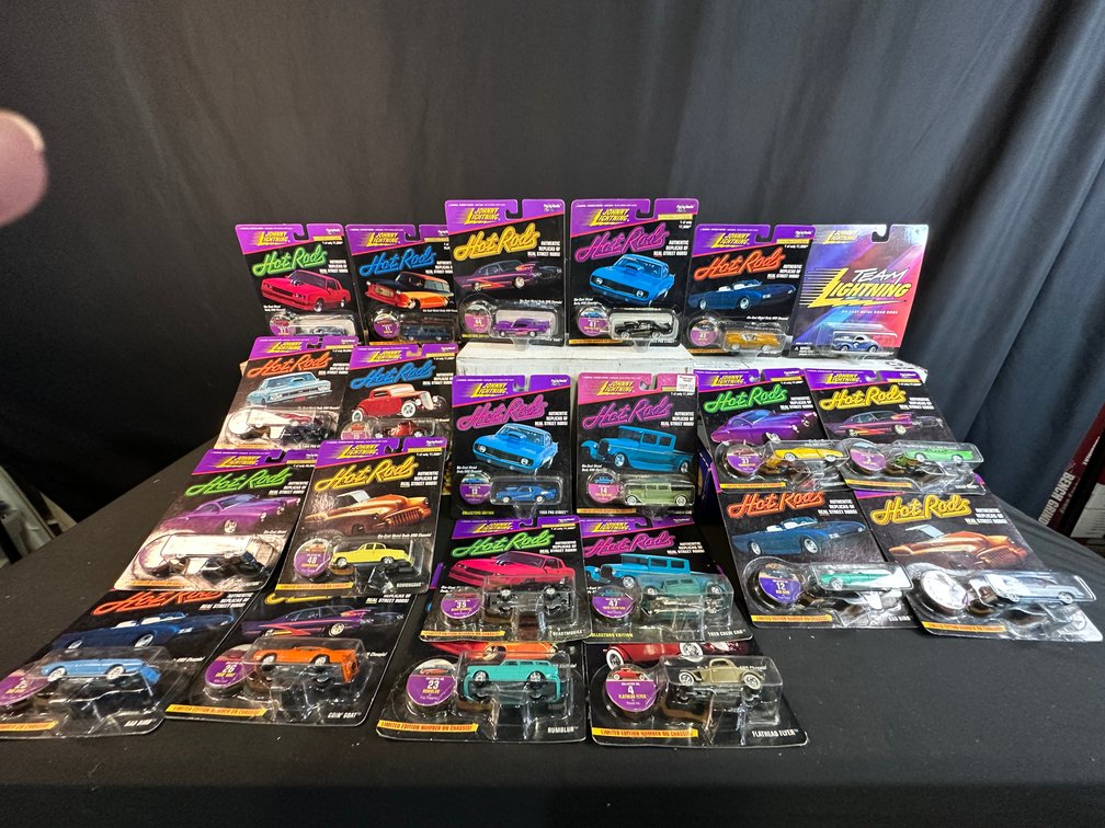 Johnny Lightning Hot Rods and Team Lightning Die-Cast Cars